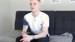 Young Kyle Brant touching himself and jerking off his dick