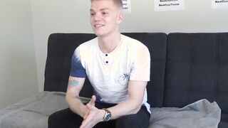 Young Kyle Brant touching himself and jerking off his dick