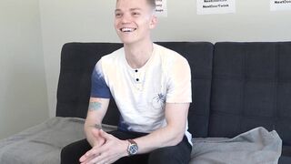 Young Kyle Brant touching himself and jerking off his dick