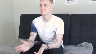 Young Kyle Brant touching himself and jerking off his dick