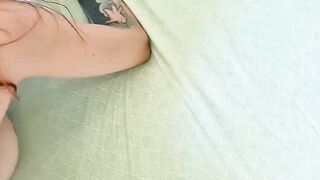 Hot Redhead with Big Tits Fingering Lick