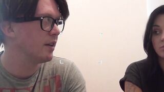 UK teen babe Danielle Darlow pussy play and POV blowjob
