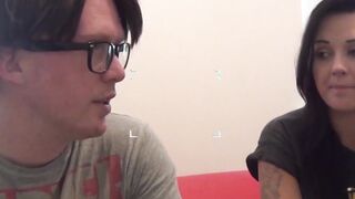 UK teen babe Danielle Darlow pussy play and POV blowjob