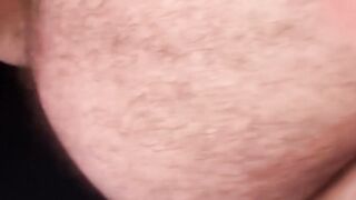 Cute gay bear Anthony Cox barebacked after mutual blowjob