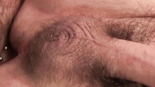 Inked bear Cooper Hill ass drilled by pierced gay after BJ