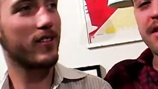 Cute homosexual anal fucks his handsome boyfriend