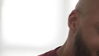 Stepfather comforts his TS stepteen by fucking her ass