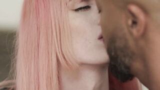 Stepfather comforts his TS stepteen by fucking her ass