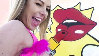 SWALLOWED Summer Vixen slurps it up