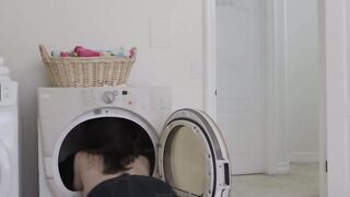 Busty Tgirl gets barebacked while shes stuck