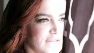 Curvy redhead throats lovers BBC