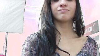 Fucking Latina newbie Vanessa at the agency