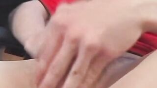 Stroking Fat Dick Looking At Porn