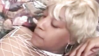 Ebpny Whore In Fishnets Does Black Cock