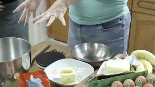 Younger chick gets sensually fucked by big tits in the kitchen