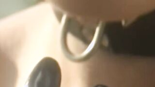 Anastasia Pierce played anal with traditional latex fingers