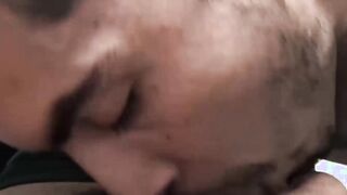 In the middle of a POV fuck a straight jock snaps off his rockhard cock