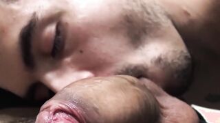 In the middle of a POV fuck a straight jock snaps off his rockhard cock