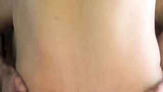 Straight Latino facialized after riding his first raw dick