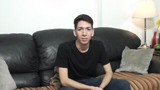 Older gay sucks young cock before getting bareback railed