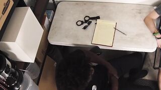 Young Twink Fucked in 3way by Hunk Cop and Hot Step Dad