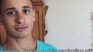 Dick eating and rough ride for first time gay Latin dude