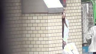 Voyeur video of Japanese girls pissing in public toilet