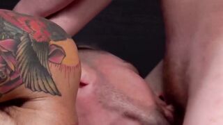 Handsome Archer Craft licking Luke Hudsons wet pussy
