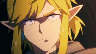 Sexy Blonde ELF Bathing and Fucking HENTAI UNCENSORED