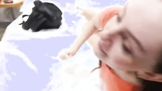 Brunette babe on cam Real live sex Hoe 2