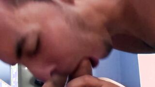 Hardcore bareback pounding by tattooed jocks Maximo and Ethan