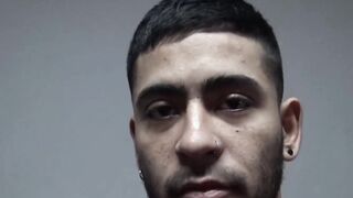 Straight Latin man has first time fun session with a dick