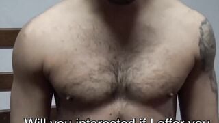 Straight Latin man has first time fun session with a dick