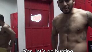 Straight Latin man has first time fun session with a dick