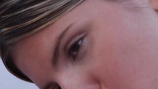 Kinky babe Gina Gerson likes being recorded while giving BJ