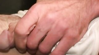 Amateur strips down and masturbates before releasing a load