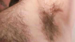 Amateur strips down and masturbates before releasing a load