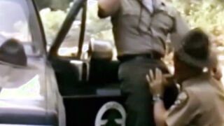 Cops rimming while homos participate in crude pounding fun