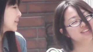 Degenerate Japanese ladies pissing on one another affectionately