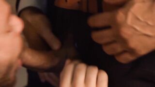 Classy stud sucks dick and spreads asscheeks for anal fuck