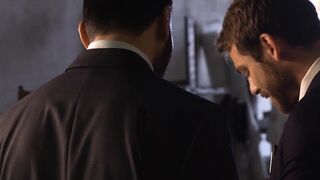 Classy stud sucks dick and spreads asscheeks for anal fuck