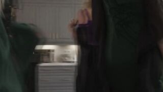 Slut teen Coco Lovelock fucked by two busty Tgirl