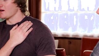 Young homo Nate Stone anally pounded with raw dick
