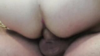Before piercing him with raw Daddy face fucks his young lover