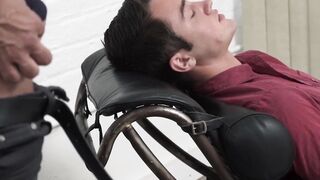 Twink stepson drilled hard by buff step daddy