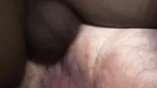 Wild bear Logan Black banging in wild interracial threesome