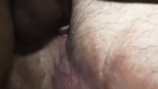 Wild bear Logan Black banging in wild interracial threesome