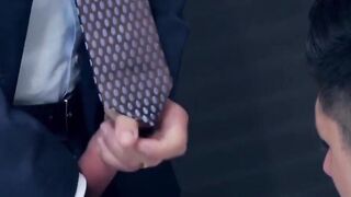 Work area sex for studly gay men in costly suits