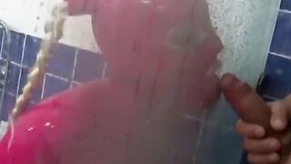 A stunning lesbian dominatrix spanks her submissive cowed infant