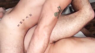 Before hot raw drilling hunks sniff socks deep in their throats